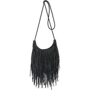 Vintage Fringe Hobo Bags for Women Vegan Leather Tassel Crossbody Bag Western Hi